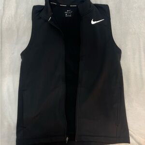 Nike Black Running Jacket with White Logo